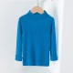 Girls pullover sweater  Wholesale of children autumn and winter semi-high neck knitted wool bottoms