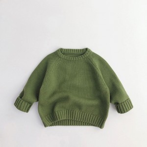  Весенний детский свитер    Корейский трикотаж    Целый хлопок 