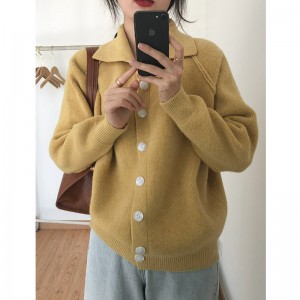 Loose outer sweater loose coat Women's New Autumn and Winter Knitwear