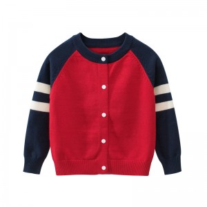 Осенний детский свитер Пальто Трикотажные рубашки оптом 